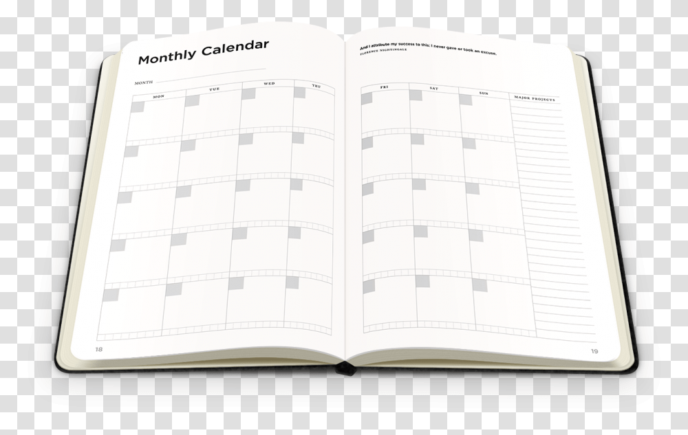 Book, Page, Calendar Transparent Png