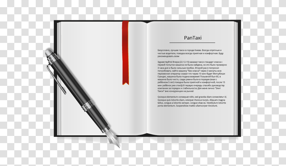 Book, Pen, Page, Paper Transparent Png