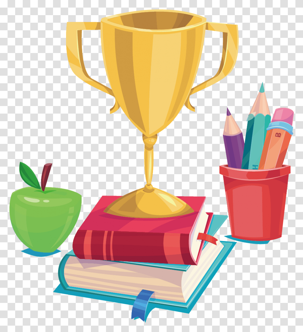 Book Trophy Clipart Background, Lamp Transparent Png