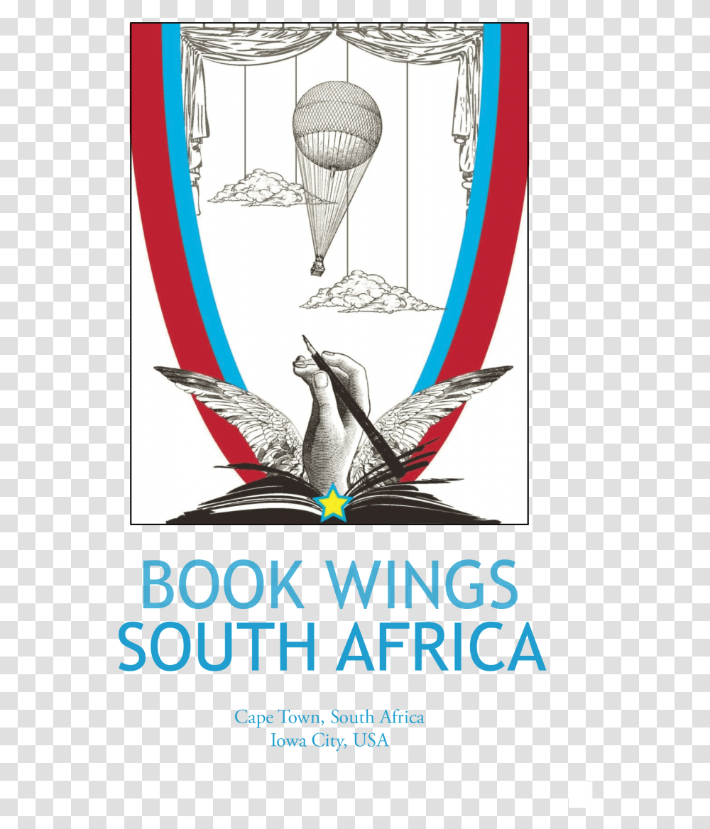 Book Wings South Africa Hot Air Balloon, Poster, Advertisement, Bird, Animal Transparent Png