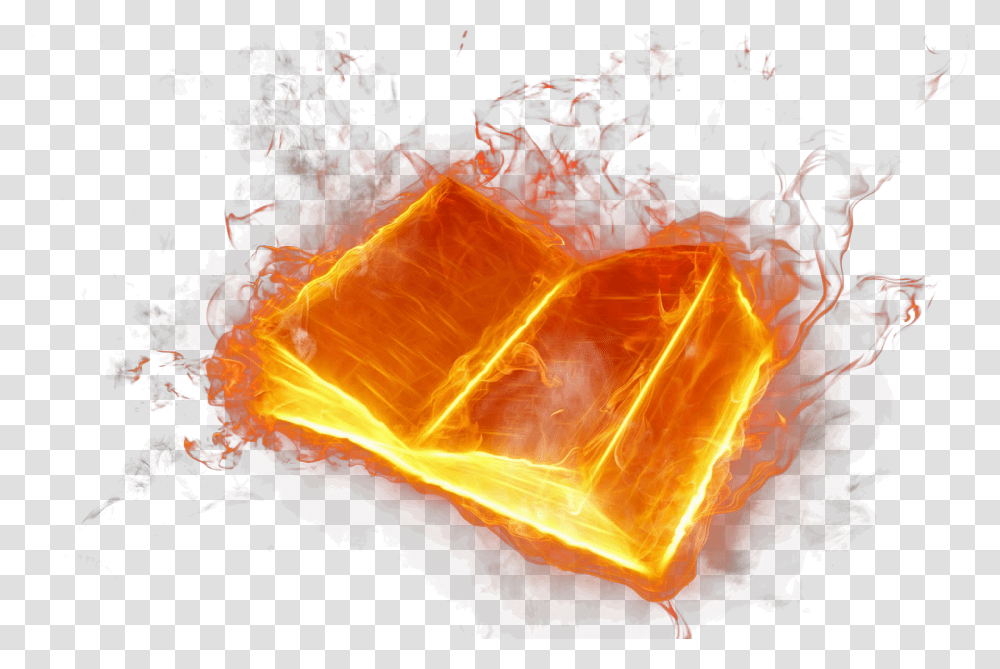 Book With Fire Coming Out, Bonfire, Flame, Nature, Outdoors Transparent Png