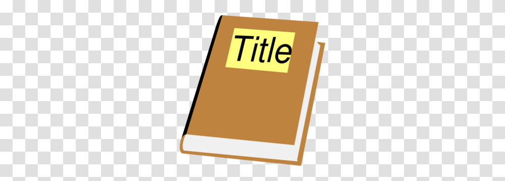 Book With Title Clip Art, Number, Page Transparent Png