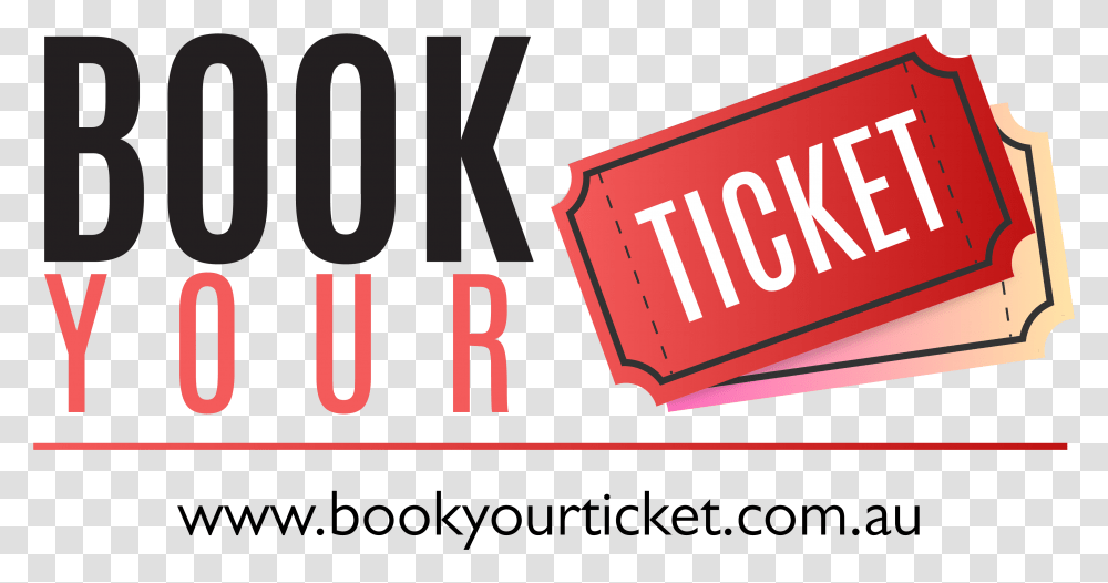 Book Your Ticket Graphic Design, Label, Paper, Alphabet Transparent Png