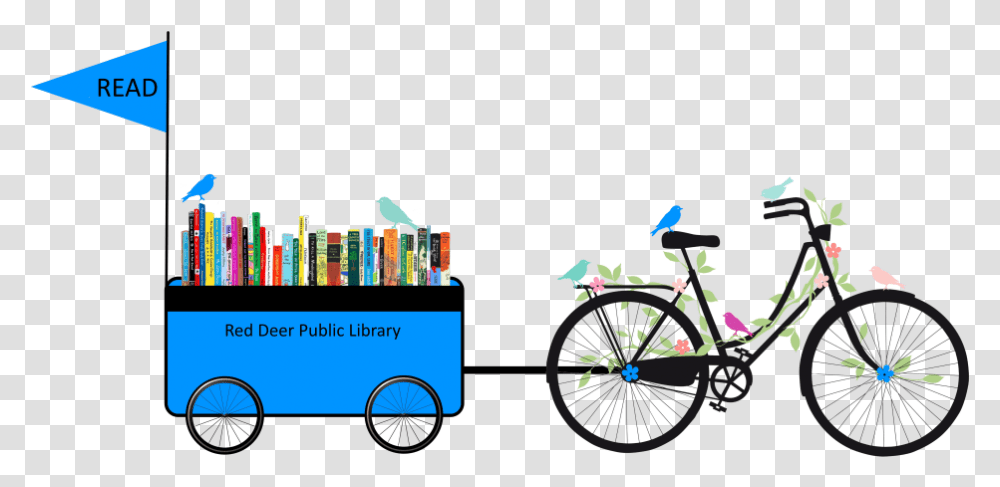 Bookbike Hybrid Bicycle, Vehicle, Transportation, Wheel, Machine Transparent Png