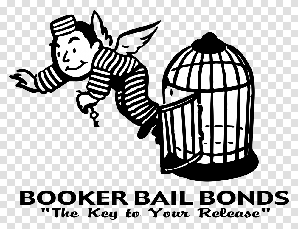 Booker Bail Bonds Logo Bail Bonds Logo, Performer, Mime, Clown Transparent Png