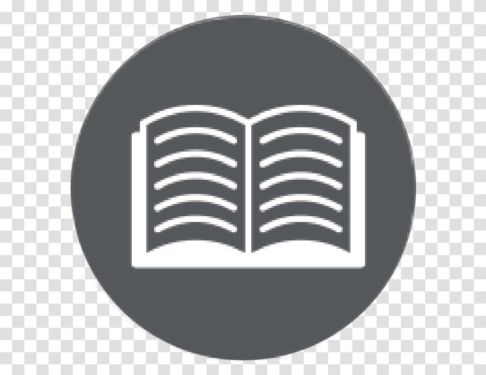 Bookicon Gray Circle With Book, Armor, Baseball Cap, Hat Transparent Png
