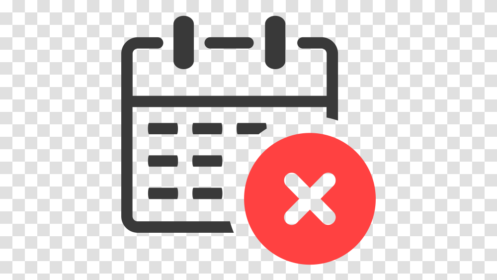 Booking Cancel Icon And Svg Vector Free Download Cancel Icon, Electronics, Calculator, Text Transparent Png