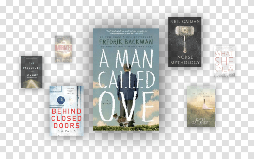 Books A Man Called Ove, Poster, Advertisement, Person, Human Transparent Png