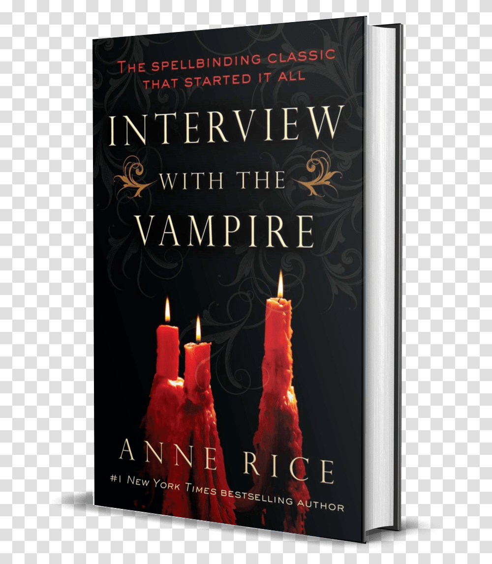 Books Cover Of Interview With The Vampire Milk And Honey, Poster, Advertisement, Candle, Novel Transparent Png