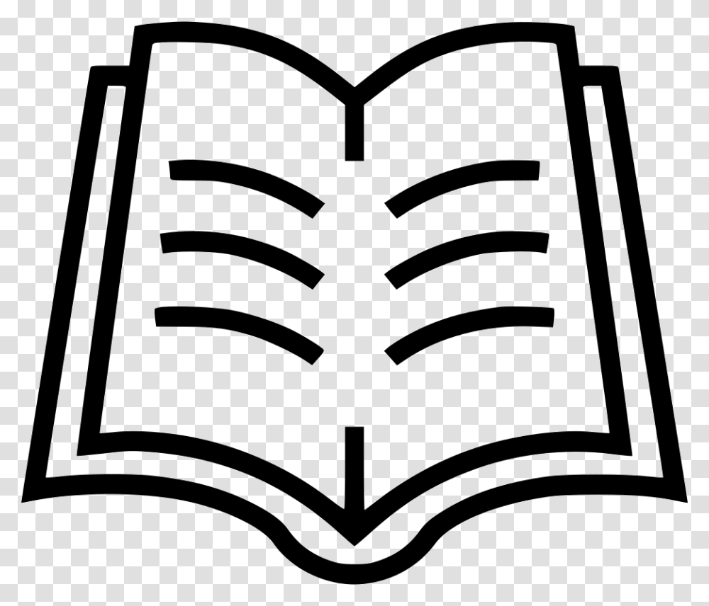 Books Drawing Icon, Stencil, Label Transparent Png