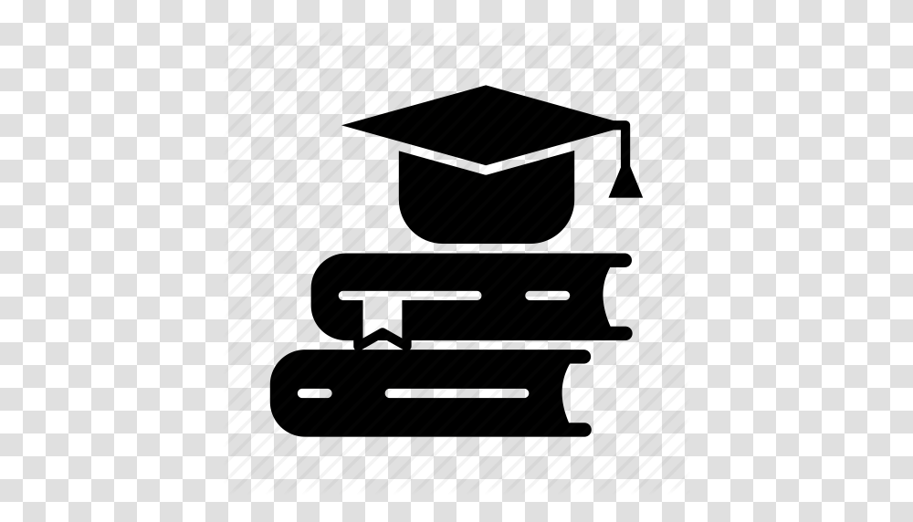 Books Graduation Cap Hardback Learning Library School Icon, Piano, Leisure Activities, Musical Instrument Transparent Png