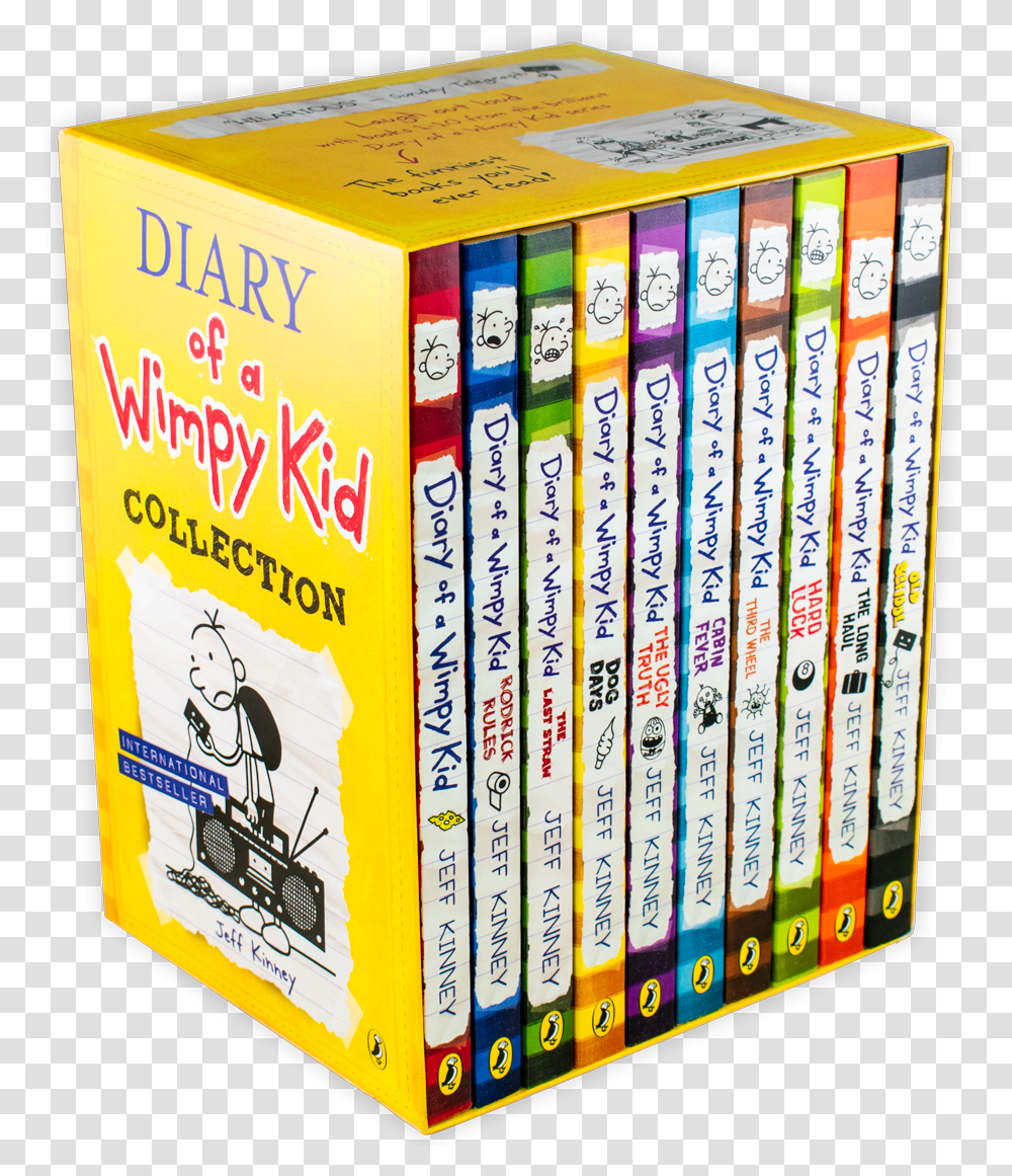 Books Images Diary Of A Wimpy Kid Books, Tabletop, Furniture, Word, Dvd Transparent Png