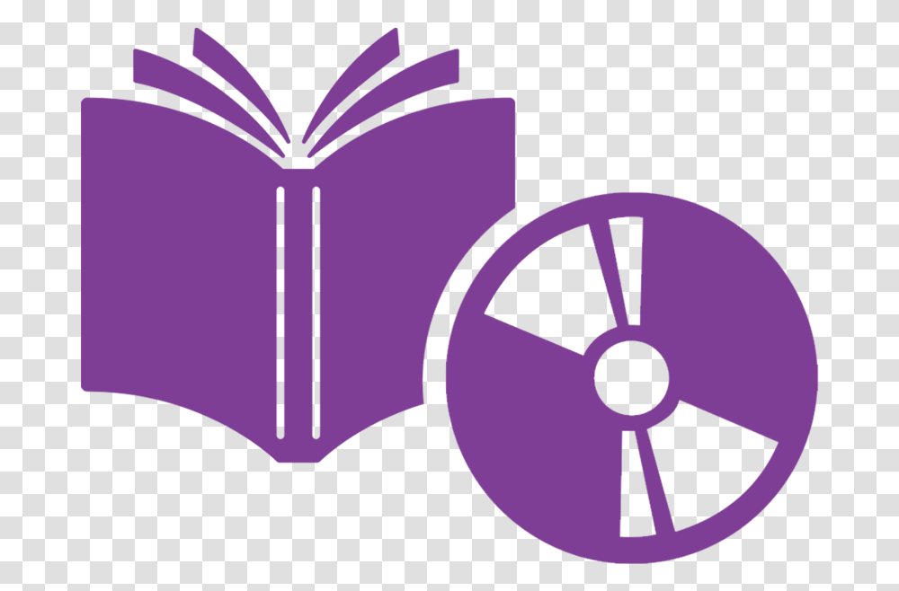 Books Movies And Music Cd Vector, Purple, Reel Transparent Png