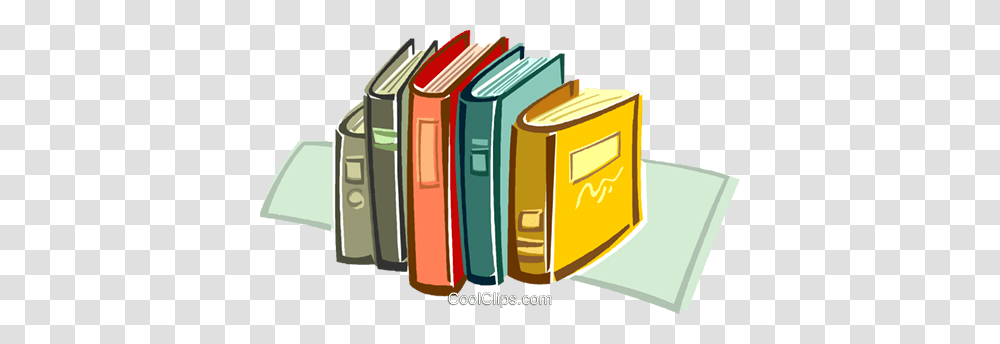 Books On Shelf Royalty Free Vector Clip Art Illustration, File Binder, Mailbox, Letterbox, Label Transparent Png