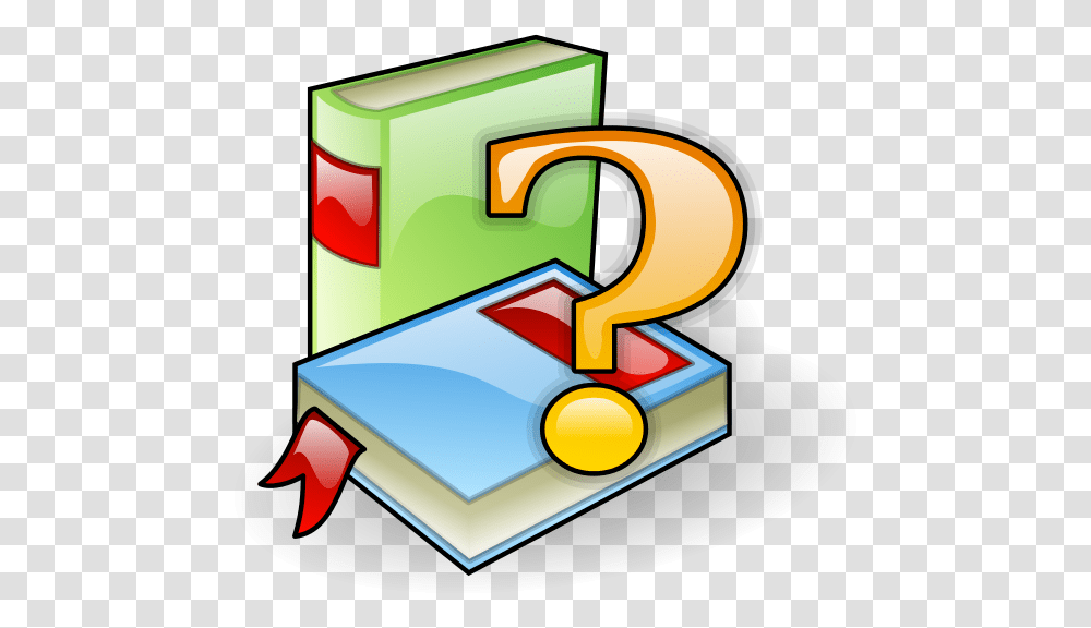 Books With A Question Mark, Number Transparent Png
