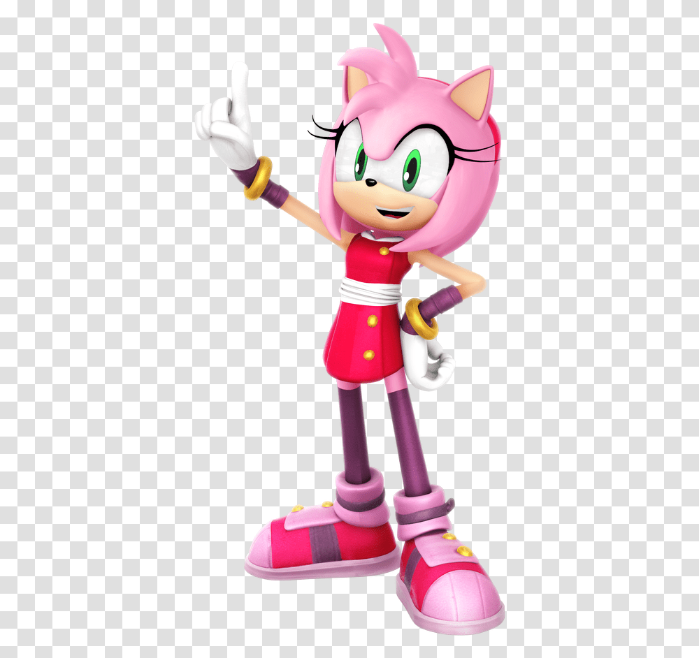 Boom Amy Legacy Render By Nibroc Rock Ddeci6f Pre Amy Rose From Sonic Boom, Toy, Doll, Figurine, Nutcracker Transparent Png