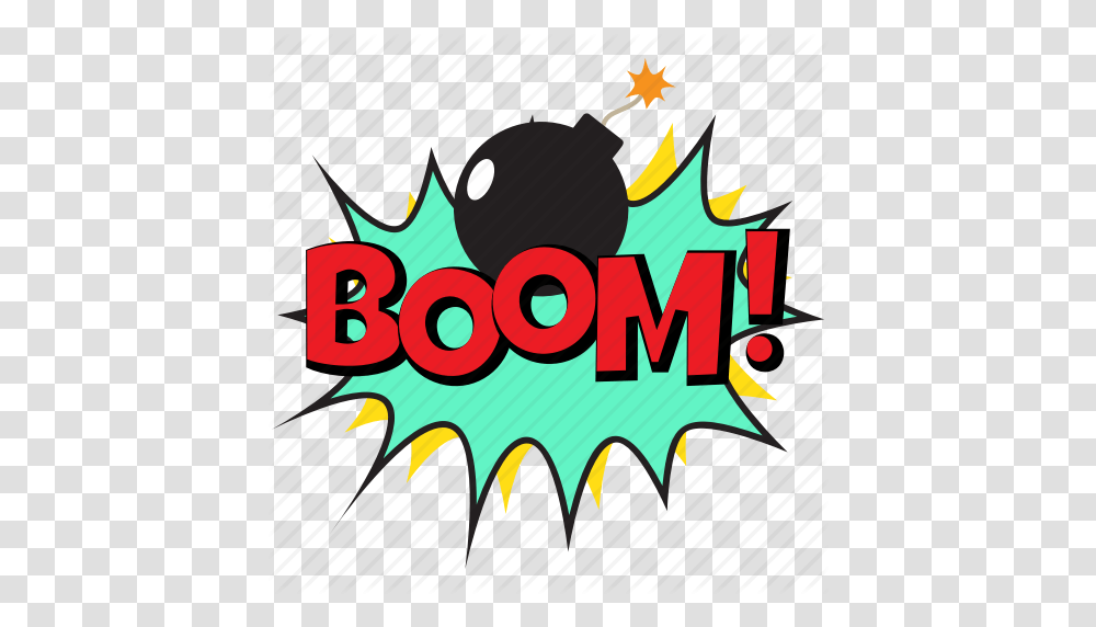 Boom Boom Bubble Boom Comic Bubble Boom Expression Explosion, Poster, Logo Transparent Png