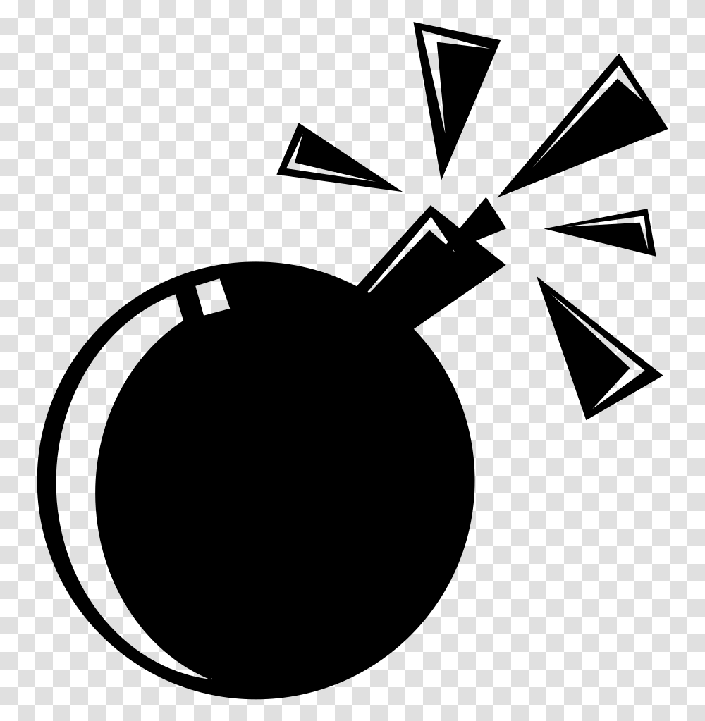 Boom Clip Art Bomb Clipart Black And White, Gray, World Of Warcraft Transparent Png