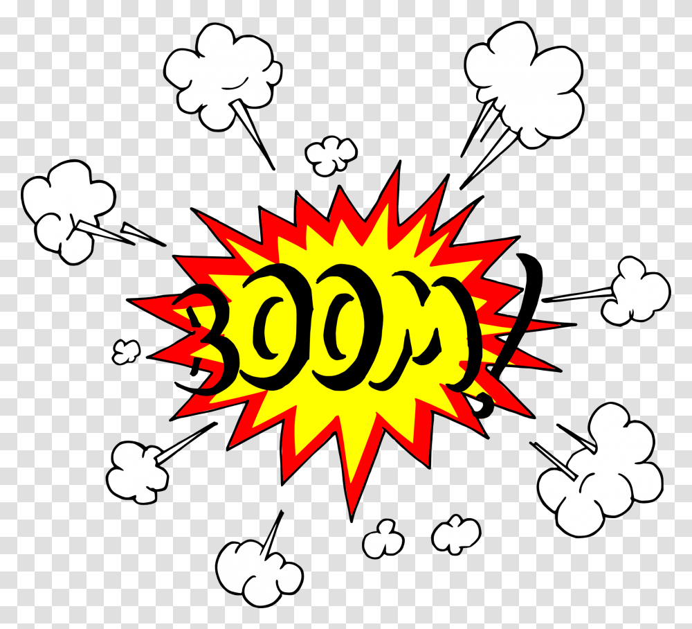 Boom Contact Explosion Boom, Number Transparent Png