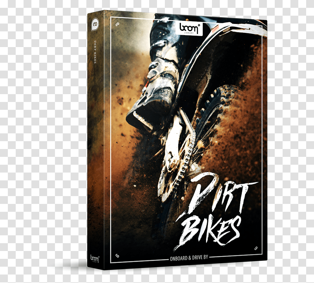 Boom Library Dirt Bikes Sound Effect, Advertisement, Poster, Clothing, Apparel Transparent Png