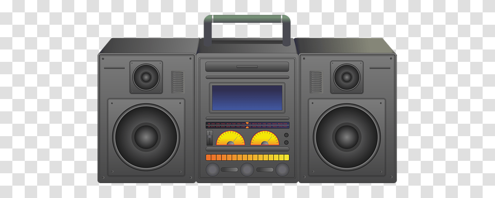 Boombox Technology, Stereo, Electronics, Cd Player Transparent Png