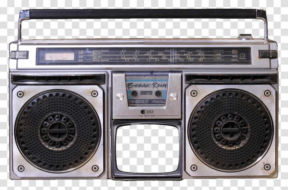 Boombox Boombox 80, Electronics, Camera, Radio, Cassette Player Transparent Png