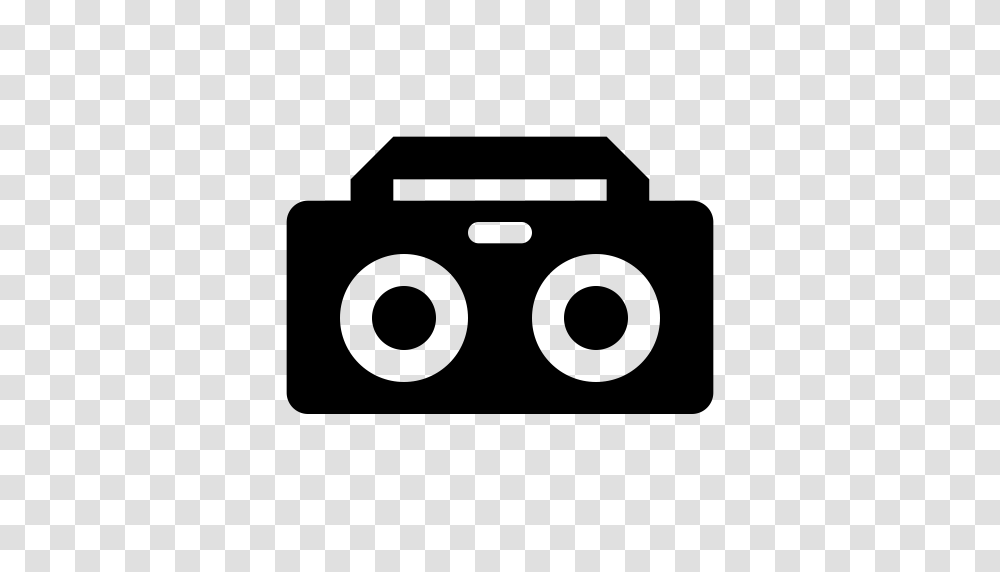 Boombox Cassette Player Cassette Recorder Icon With, Gray, World Of Warcraft Transparent Png