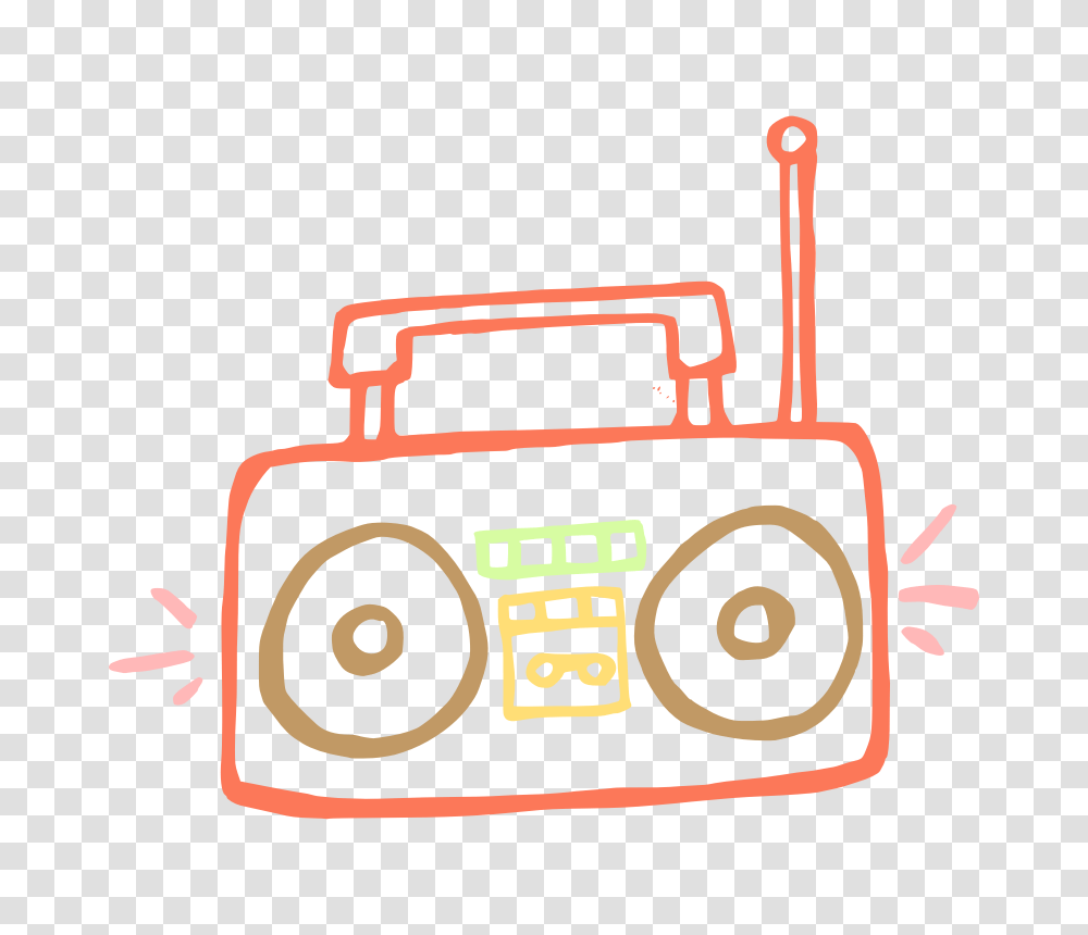 Boombox Clip Tattoos, Electronics, Stereo, Tape Player, Cassette Player Transparent Png