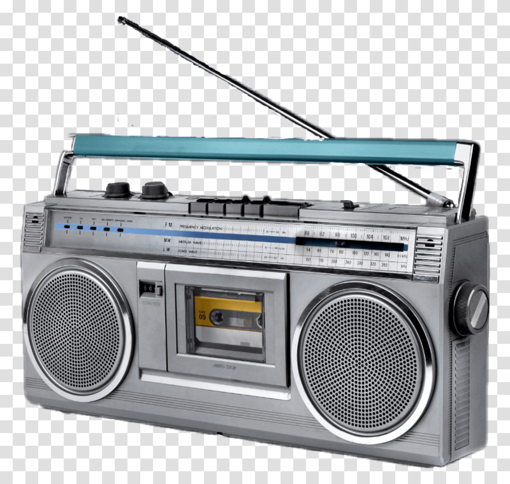 Boombox Clipart Background Background Boombox, Electronics, Tape Player, Cassette Player, Camera Transparent Png