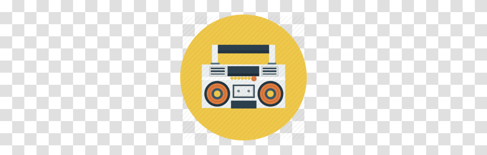 Boombox Clipart, Radio, Vehicle, Transportation, Tape Player Transparent Png