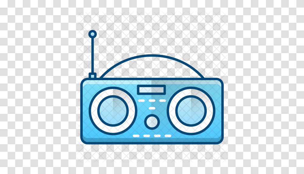 Boombox Icon Clip Art, Radio, Electronics, Speaker, Audio Speaker Transparent Png