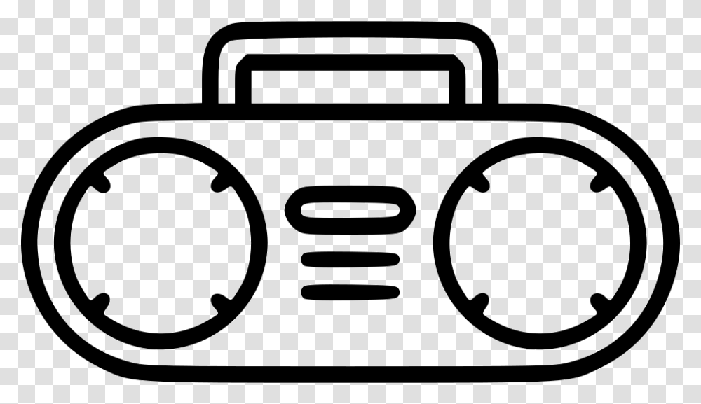 Boombox Icon Free Download, Electronics, Stereo, Camera, Radio Transparent Png