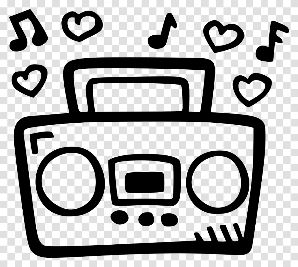 Boombox Icon Free Download, Radio, Stereo, Electronics, Lawn Mower Transparent Png