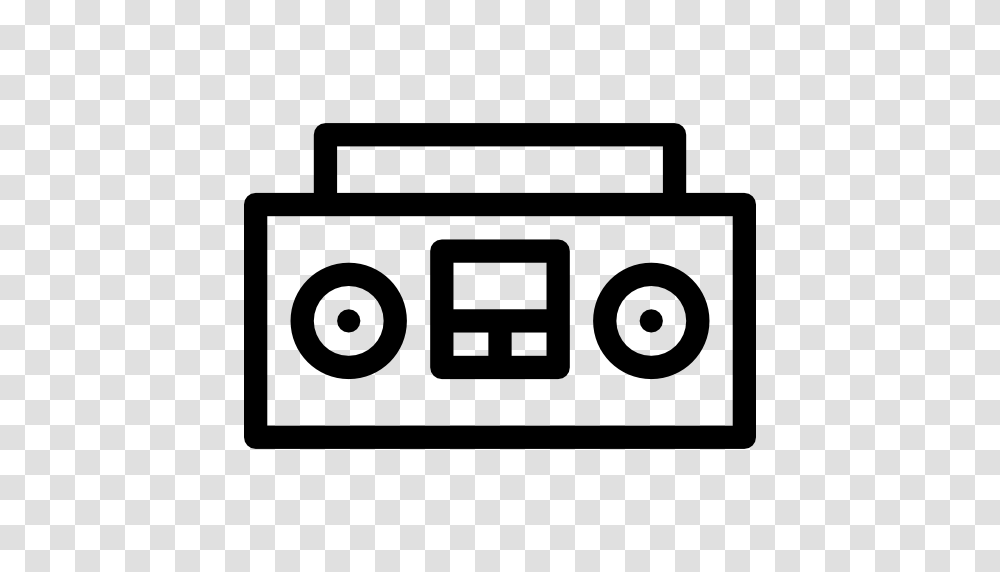 Boombox Icon Free Of Lineas Musical Icons, Gray, World Of Warcraft Transparent Png