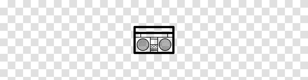 Boombox Icons Noun Project, Gray, World Of Warcraft Transparent Png