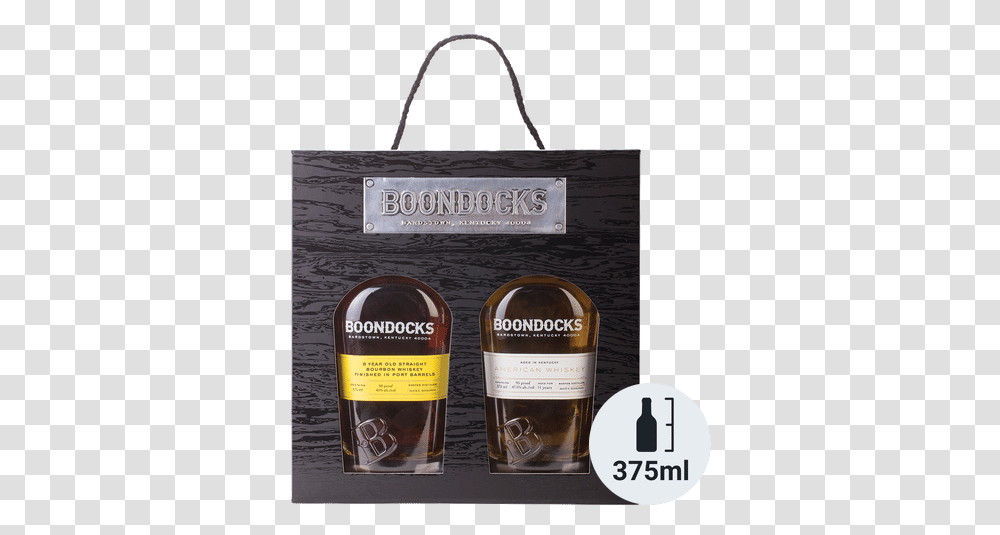 Boondocks Bourbon And Whiskey 2pk Rum, Bottle, Cosmetics, Beer, Alcohol Transparent Png
