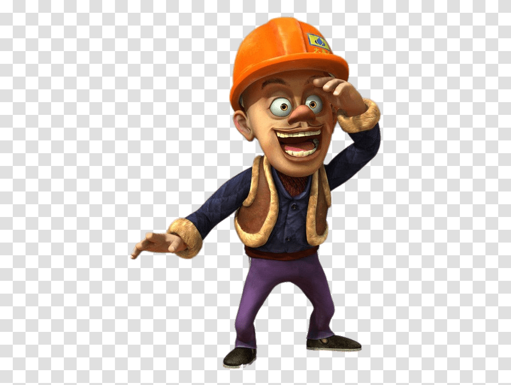 Boonie Bears Logger Vick With Safety Helmet Boonie Bears Logger Vick, Person, Human, Mascot Transparent Png