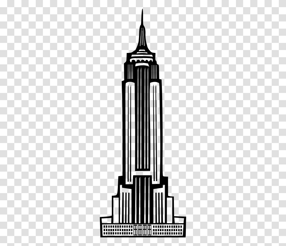 Boort Art Deco Empire State Building, Architecture, Gray, World Of Warcraft Transparent Png