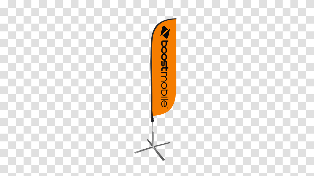 Boost Mobile Feather Flag Orange Pre Lettered Flags, People, Word Transparent Png