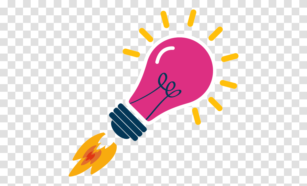 Boost Your Ideas Cartoon Idea Icon, Light, Lightbulb Transparent Png