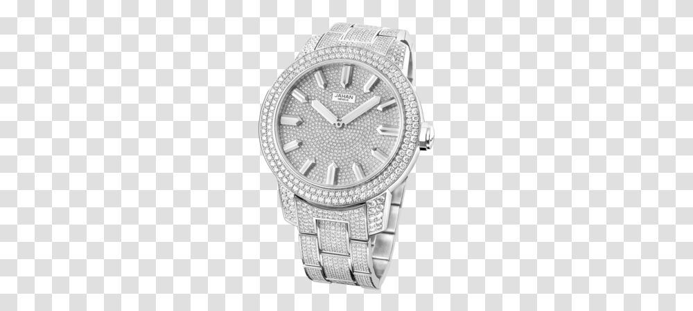 Booster Diamond White Gold Min Analog Watch, Wristwatch, Analog Clock, Gemstone, Jewelry Transparent Png