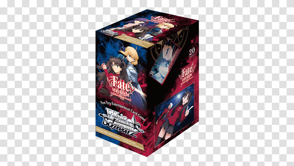 Booster Pack Fatestay Night Unlimited Blade Works Wei Fate Stay Night Card Game, Book, Person, Human, Comics Transparent Png