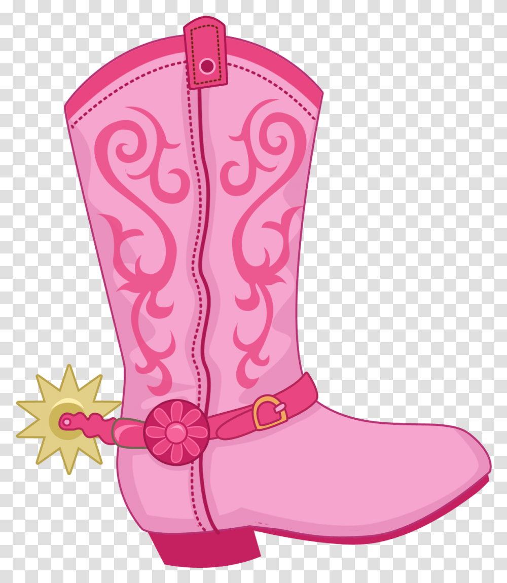 Boot Hat N Clip Cowgirl Boots Clipart, Apparel, Footwear, Cowboy Boot Transparent Png