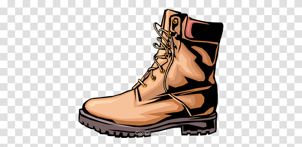Boot Royalty Free Vector Clip Art Illustration, Apparel, Shoe, Footwear Transparent Png