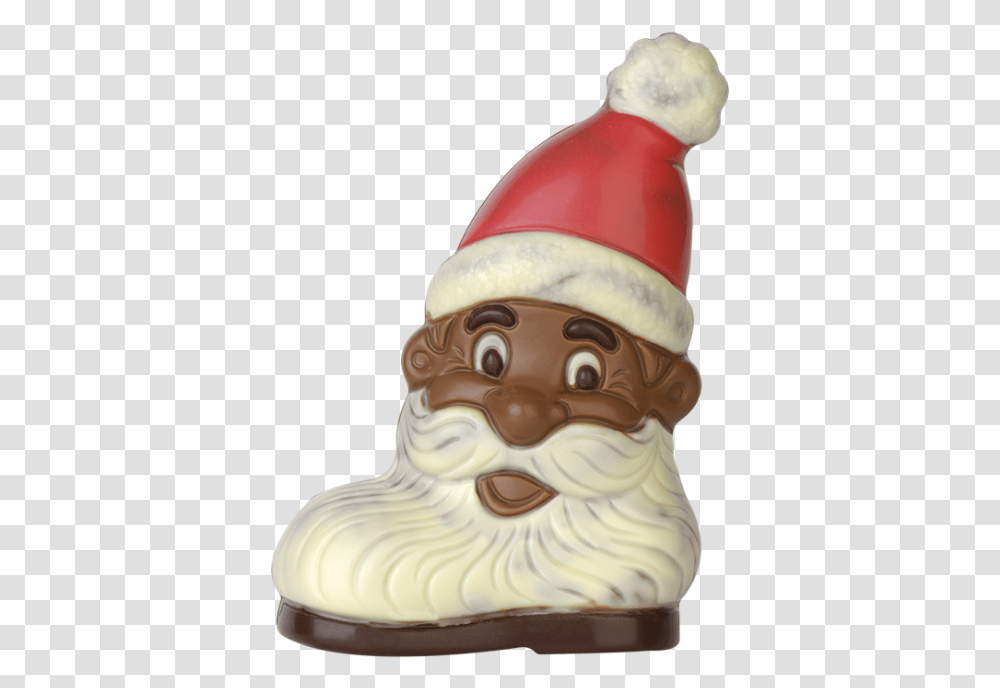 Boot With Face Of Santa Claus Garden Gnome, Cream, Dessert, Food, Creme Transparent Png