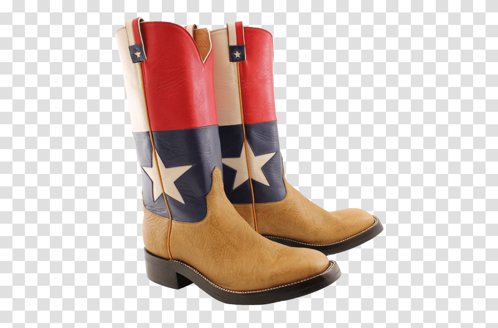 Boot With Texas Flag, Apparel, Cowboy Boot, Footwear Transparent Png