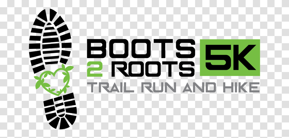 Boots 2 Roots 5k Trail Run Amp Hike Graphic Design, Logo, Word Transparent Png