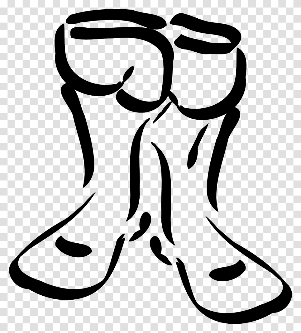 Boots Black And White Clip Art, Hand, Fist, Stencil Transparent Png