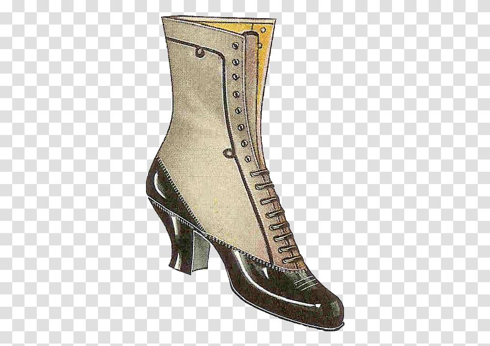 Boots Clipart Lady Boot Shoe, Apparel, Footwear, Corset Transparent Png