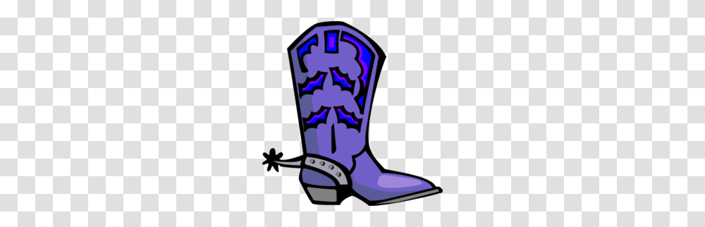 Boots Clipart Purple, Apparel, Footwear, Cowboy Boot Transparent Png